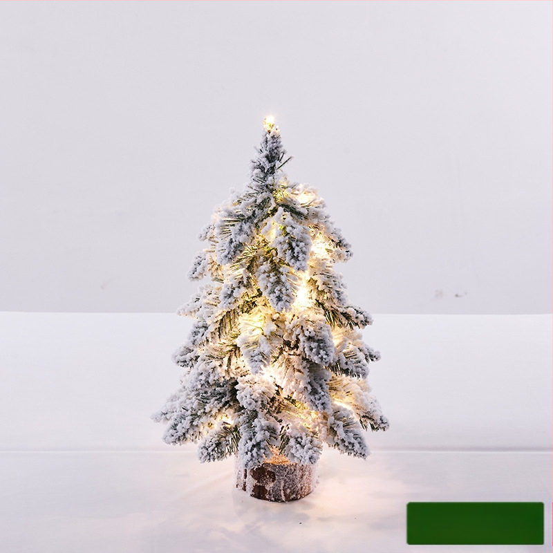 Mini floketu Kalėdų eglutės stalo dekoracijos, šiaurietiško stiliaus, PVC medžiaga, prekinis ženklas Hao guan, kategorija: Kalėdų eglutė, IP leidimas: Ne