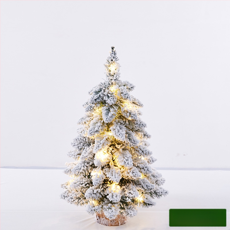 Mini floketu Kalėdų eglutės stalo dekoracijos, šiaurietiško stiliaus, PVC medžiaga, prekinis ženklas Hao guan, kategorija: Kalėdų eglutė, IP leidimas: Ne