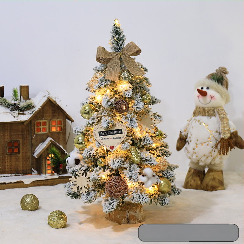 Mini floketu Kalėdų eglutės stalo dekoracijos, šiaurietiško stiliaus, PVC medžiaga, prekinis ženklas Hao guan, kategorija: Kalėdų eglutė, IP leidimas: Ne