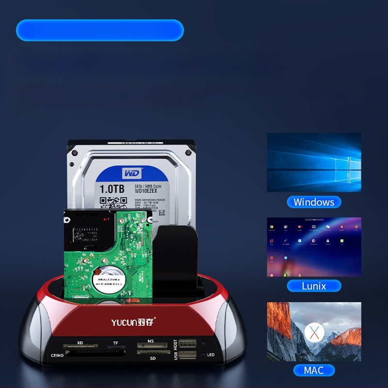 Κουτί εξωτερικού σκληρού δίσκου IDE/SATA 2.5/3.5, διεπαφή USB 2.0, έως 6TB χωρητικότητα