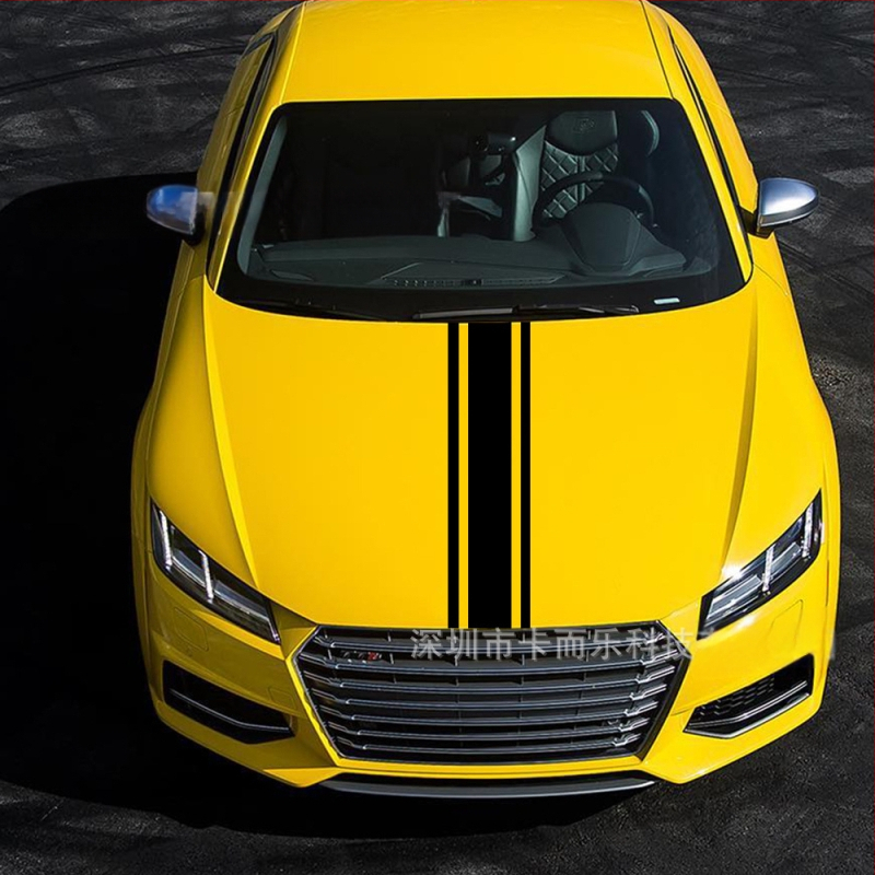 PVC αυτοκόλλητο καπό αυτοκινήτου — μακριά λωρίδα αυτοκόλλητων, για τη γραμμή πορτών, με ρυθμιζόμενο μήκος και πλάτος