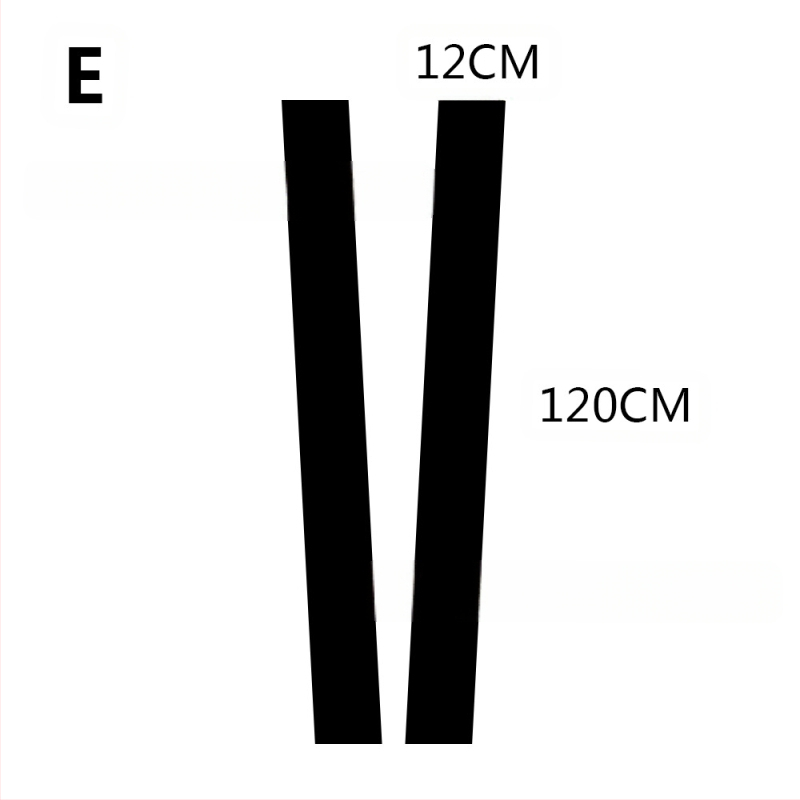 PVC αυτοκόλλητο καπό αυτοκινήτου — μακριά λωρίδα αυτοκόλλητων, για τη γραμμή πορτών, με ρυθμιζόμενο μήκος και πλάτος