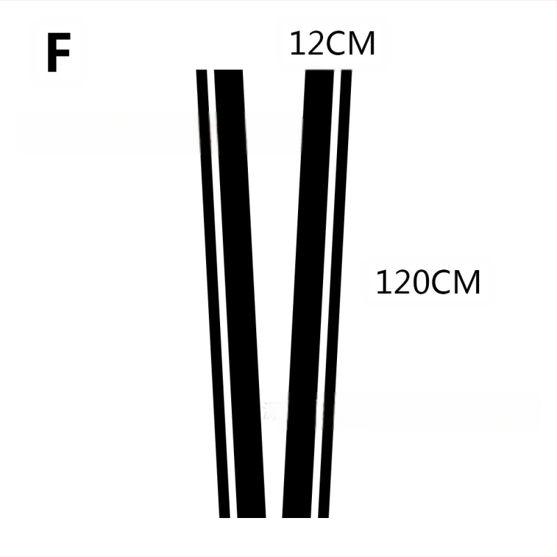 PVC αυτοκόλλητο καπό αυτοκινήτου — μακριά λωρίδα αυτοκόλλητων, για τη γραμμή πορτών, με ρυθμιζόμενο μήκος και πλάτος
