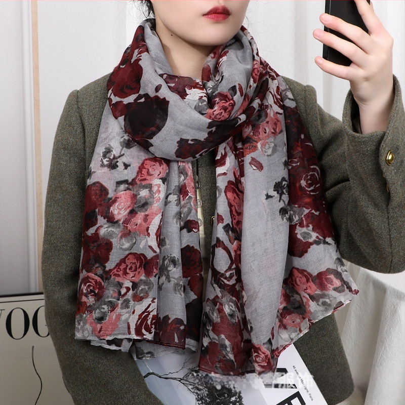 Šalikas iš Bali siūlų, švelnus odai, šilta žiemai, paprastas mezgimas, elegantiškas ir universalus stilius