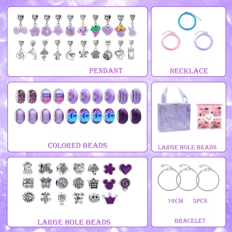 Vaikų apyrankių rinkinys – lydinys, elektroplatinavimas, HOMHUL/Heng Mei Huang TZ-04