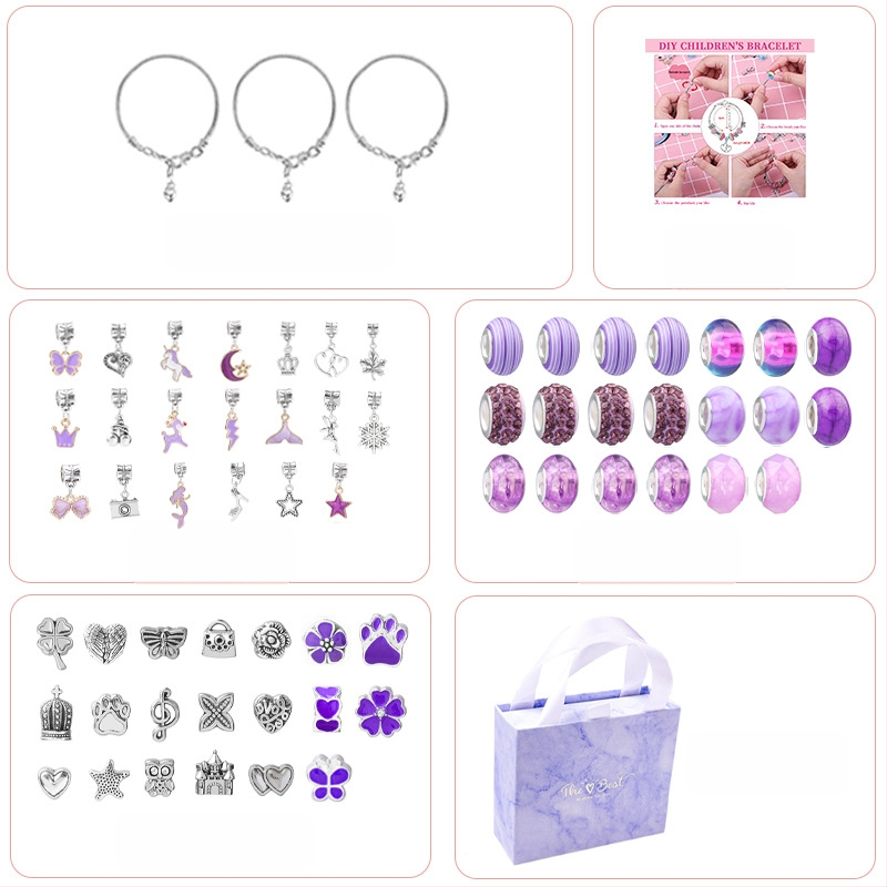 Vaikų apyrankių rinkinys – lydinys, elektroplatinavimas, HOMHUL/Heng Mei Huang TZ-04