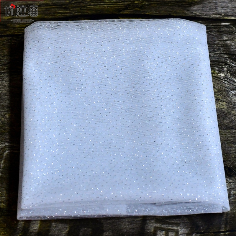 Moterų monohrominis tinklinis šalikas vestuvėms, rankų darbo