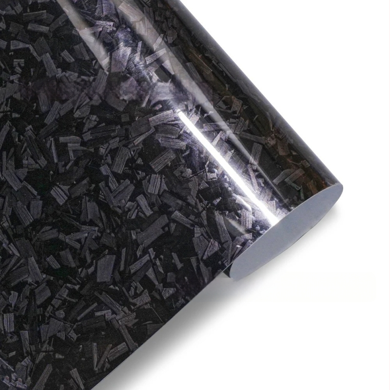 Automobilio korpuso lipdukas su Forged Flower Carbon raštu, lipnus vinilinis decal automobiliui ir motociklui