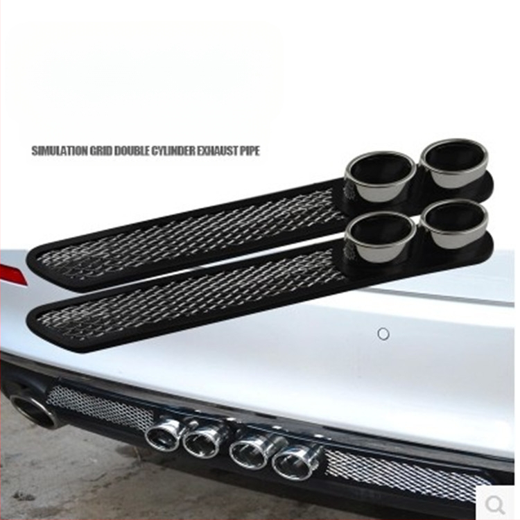 Automobilio galinis dekoratyvinis ventiliatorius – fiktyvus išmetimo angas, simulacijos ventiliatorius, plėvelės medžiaga, lipnus, pritaikomas