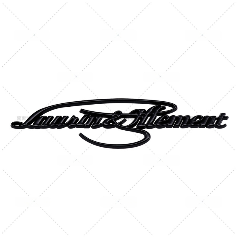 Nanxin automobilių kėbulo lipdukas Skoda VIP priekinio sparno logotipui – metalinis, lipnus, pritaikomas