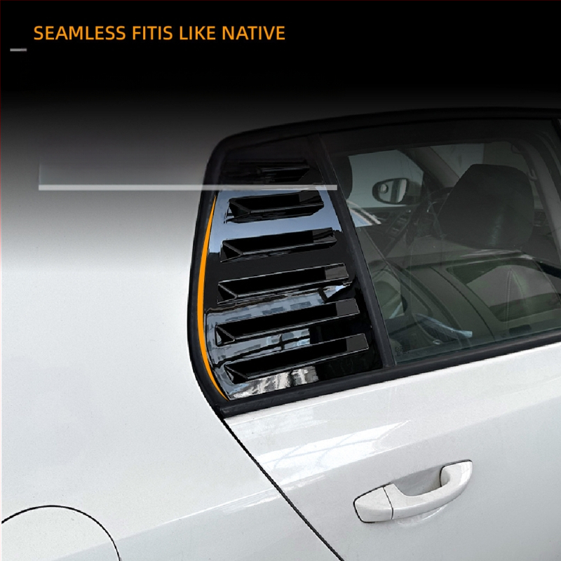 AMP-Z ABS lipdukas karoserijai VW Golf GTI Mk6/Mk7/Mk8 – Piano juodo karbono tekstūra, lipiniu montavimu