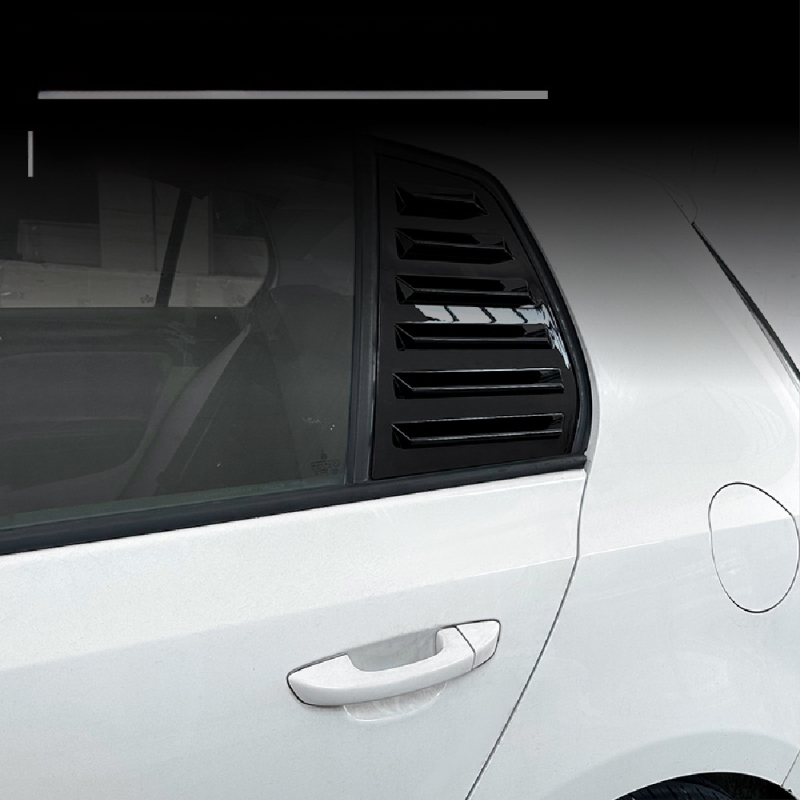 AMP-Z ABS lipdukas karoserijai VW Golf GTI Mk6/Mk7/Mk8 – Piano juodo karbono tekstūra, lipiniu montavimu