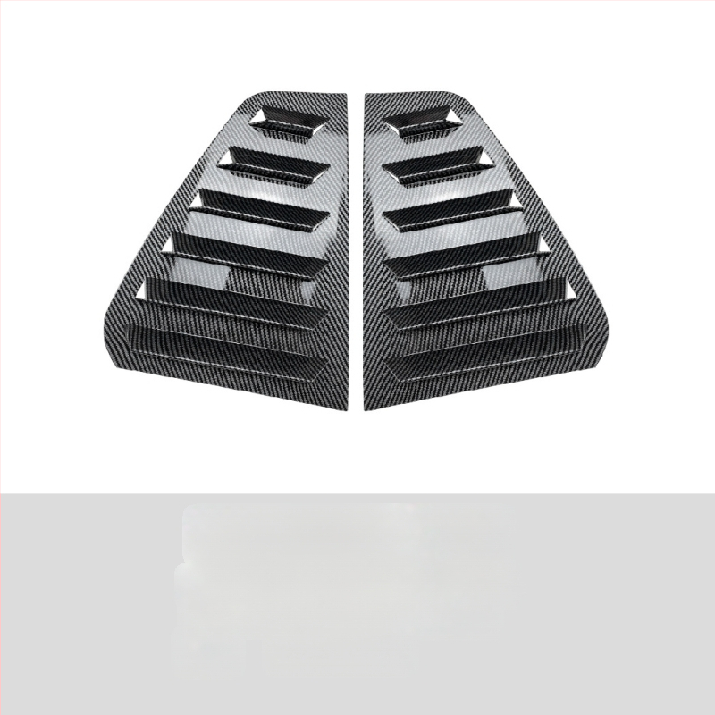 AMP-Z ABS lipdukas karoserijai VW Golf GTI Mk6/Mk7/Mk8 – Piano juodo karbono tekstūra, lipiniu montavimu