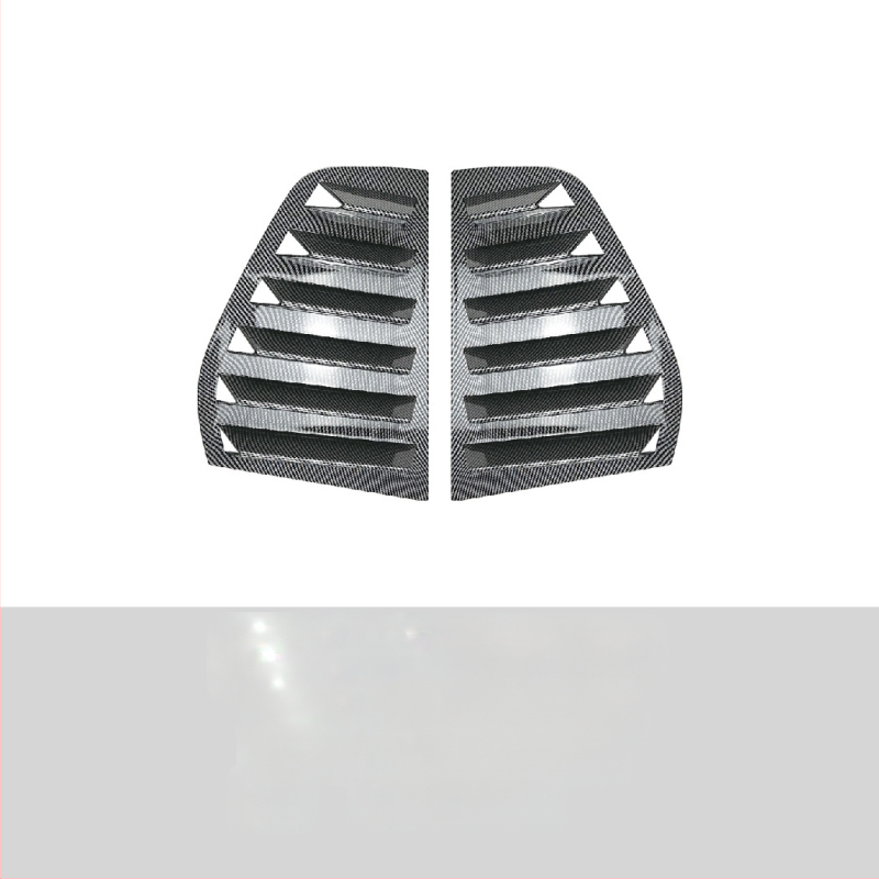 AMP-Z ABS lipdukas karoserijai VW Golf GTI Mk6/Mk7/Mk8 – Piano juodo karbono tekstūra, lipiniu montavimu