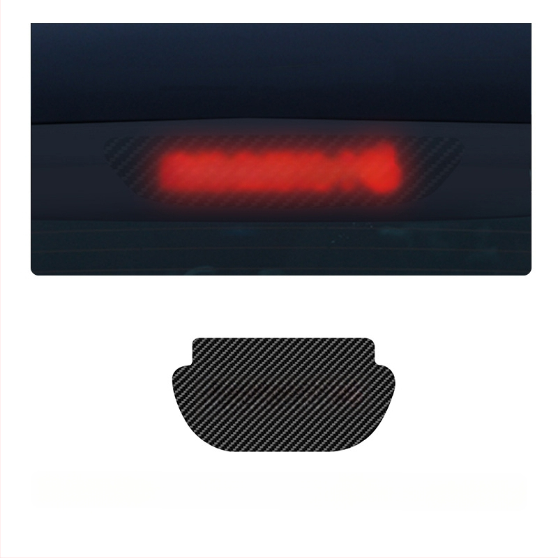 Στικερ φωτιστικού αυτοκινήτου για Tesla Model 3/Y με υφή ανθρακονημάτων, υλικό αντίγραφο ανθρακονήματος, εγκατάσταση με κύπελλο αναρρόφησης, προσαρμόσιμο