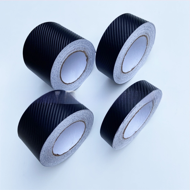 VIKIK PVC φιλμ κάλυψης αυτοκινήτου με υφή 3D ανθρακονήματος, φινίρισμα αλλαγής εμφάνισης, εγκατάσταση με κόλλα, δυνατότητα προσαρμογής