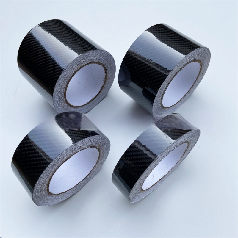 VIKIK PVC φιλμ κάλυψης αυτοκινήτου με υφή 3D ανθρακονήματος, φινίρισμα αλλαγής εμφάνισης, εγκατάσταση με κόλλα, δυνατότητα προσαρμογής