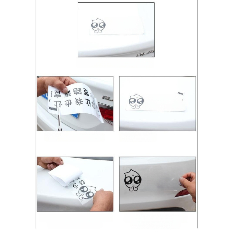 Κολλητικό αυτοκινήτου με κείμενο, Snowwood πολυαιθυλένιο, δυνατότητα προσαρμογής