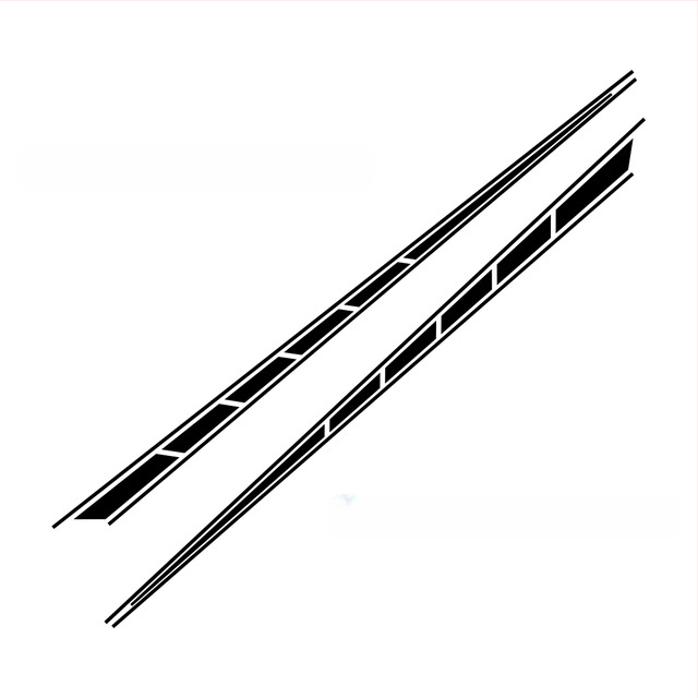 Αυτοκόλλητα για το αμάξωμα Garland μοτίβο, υλικό αυτοκόλλητο, ισχυρή πρόσφυση, εγκατάσταση με κόλλα