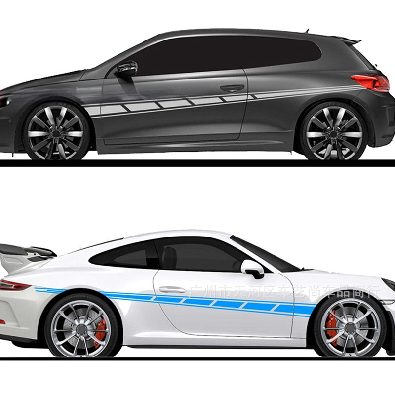 Αυτοκόλλητα για το αμάξωμα Garland μοτίβο, υλικό αυτοκόλλητο, ισχυρή πρόσφυση, εγκατάσταση με κόλλα