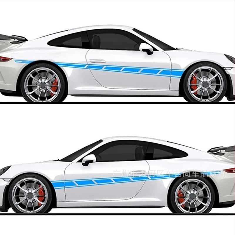 Αυτοκόλλητα για το αμάξωμα Garland μοτίβο, υλικό αυτοκόλλητο, ισχυρή πρόσφυση, εγκατάσταση με κόλλα