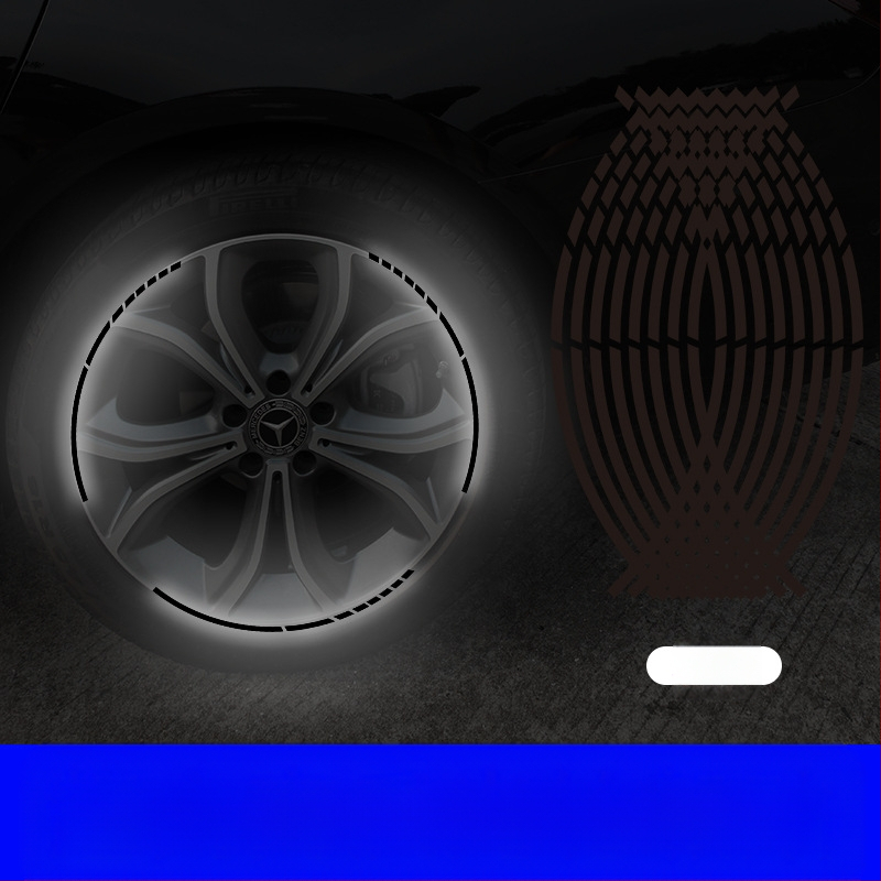 Στικέρ ζάντας αυτοκινήτου – μοτίβο μοντέλου αυτοκινήτου, κόλληση με αυτοκόλλητο, προσαρμόσιμο