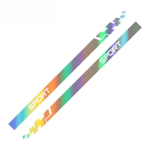 Πλευρικός αυτοκόλλητος λωρίδας αυτοκινήτου — Προσαρμόσιμο διακοσμητικό για ολόκληρο το αυτοκίνητο, Αντι-σύγκρουσης κόλλα, Εγκατάσταση με βεντούζα, Card Vernon Cool Sticker