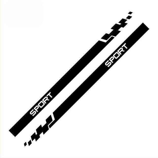 Πλευρικός αυτοκόλλητος λωρίδας αυτοκινήτου — Προσαρμόσιμο διακοσμητικό για ολόκληρο το αυτοκίνητο, Αντι-σύγκρουσης κόλλα, Εγκατάσταση με βεντούζα, Card Vernon Cool Sticker