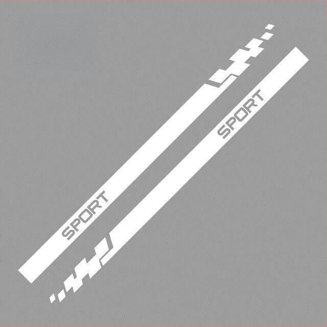 Πλευρικός αυτοκόλλητος λωρίδας αυτοκινήτου — Προσαρμόσιμο διακοσμητικό για ολόκληρο το αυτοκίνητο, Αντι-σύγκρουσης κόλλα, Εγκατάσταση με βεντούζα, Card Vernon Cool Sticker