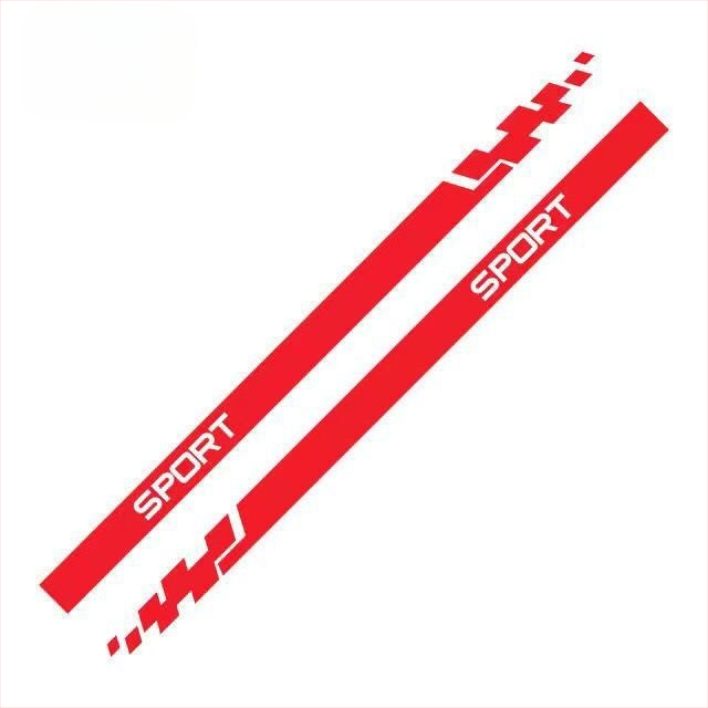 Πλευρικός αυτοκόλλητος λωρίδας αυτοκινήτου — Προσαρμόσιμο διακοσμητικό για ολόκληρο το αυτοκίνητο, Αντι-σύγκρουσης κόλλα, Εγκατάσταση με βεντούζα, Card Vernon Cool Sticker