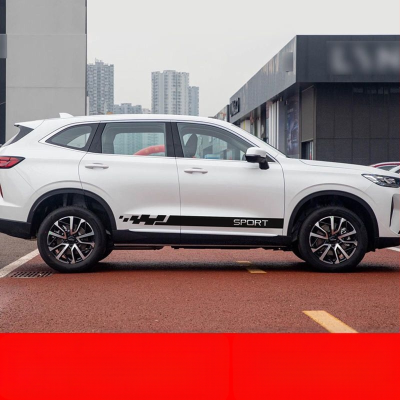 Πλευρικός αυτοκόλλητος λωρίδας αυτοκινήτου — Προσαρμόσιμο διακοσμητικό για ολόκληρο το αυτοκίνητο, Αντι-σύγκρουσης κόλλα, Εγκατάσταση με βεντούζα, Card Vernon Cool Sticker