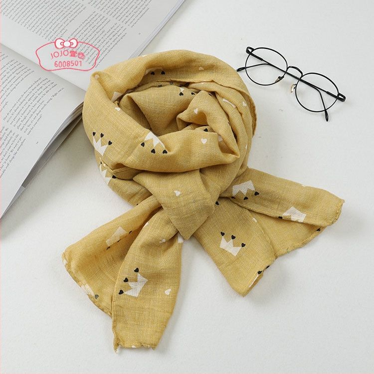 Παιδικό φουλάρι βαμβακερό-λινό, πλεκτό, προστασία από σκόνη, άνοιξη, βαμβάκι 51–60% / κάνναβη ≤10%