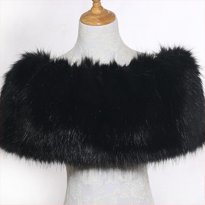 Κάπα-πούλοβερ από ακρυλικό/ψεύτικη γούνα, μονοχρωμικό σχέδιο, ζεστό, για γυναίκες, κατάλληλη για χειμώνα, άνοιξη και φθινόπωρο