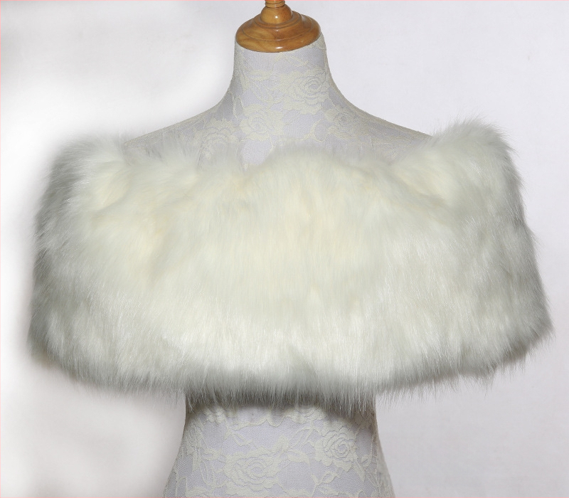 Κάπα-πούλοβερ από ακρυλικό/ψεύτικη γούνα, μονοχρωμικό σχέδιο, ζεστό, για γυναίκες, κατάλληλη για χειμώνα, άνοιξη και φθινόπωρο