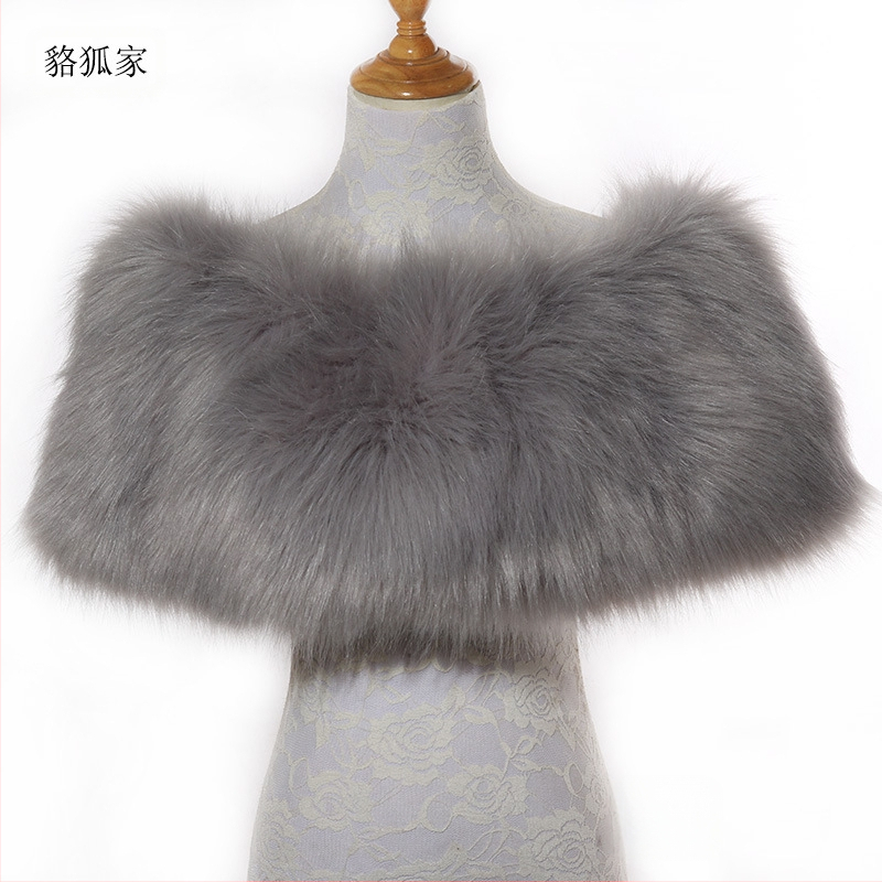 Κάπα-πούλοβερ από ακρυλικό/ψεύτικη γούνα, μονοχρωμικό σχέδιο, ζεστό, για γυναίκες, κατάλληλη για χειμώνα, άνοιξη και φθινόπωρο