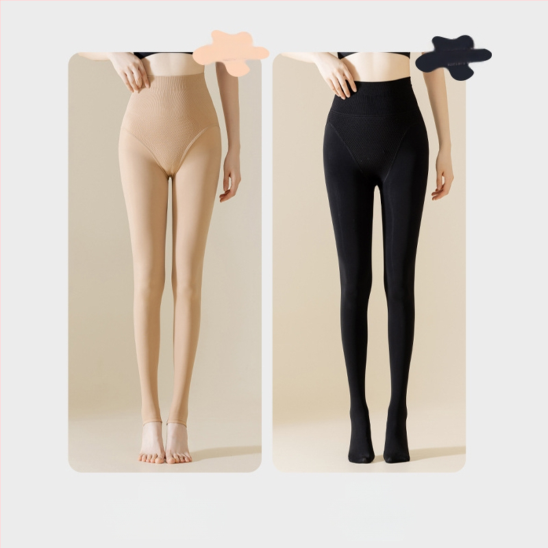 Καλσόν με ανύψωση γοφών και σμίλευση, νάιλον 80–90%, παχύτερο ύφασμα, στερεό μοτίβο, sexy στυλ