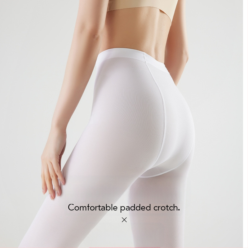 Γυναικείες χορευτικές καλσόν Velvet – anti-snag, μονόχρωμο σχέδιο, 50D, πολυεστέρας 50–70%