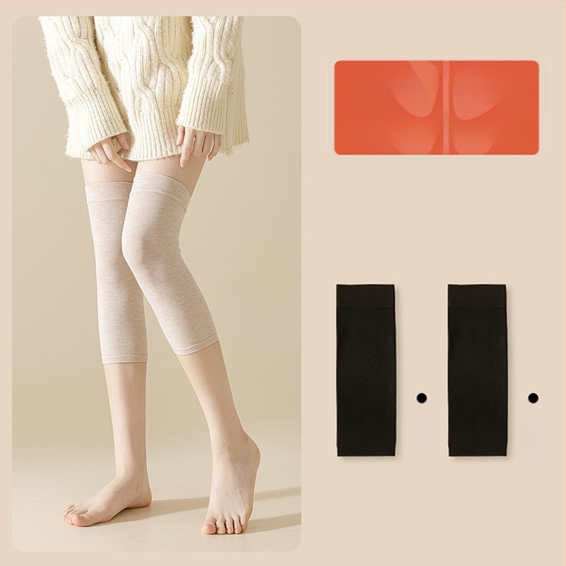 Γυναικείες κάλτσες μέχρι το γόνατο από νάιλον, λεπτές, 15D, με αντιολισθητική σιλικόνη, αντιτριβή