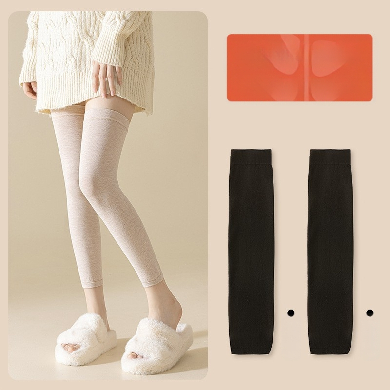 Γυναικείες κάλτσες μέχρι το γόνατο από νάιλον, λεπτές, 15D, με αντιολισθητική σιλικόνη, αντιτριβή