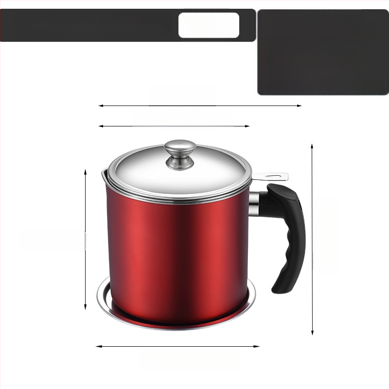 Nerūdijančio plieno aliejaus indas didelės talpos, su filtravimo tinklu ir filtravimo puodeliu