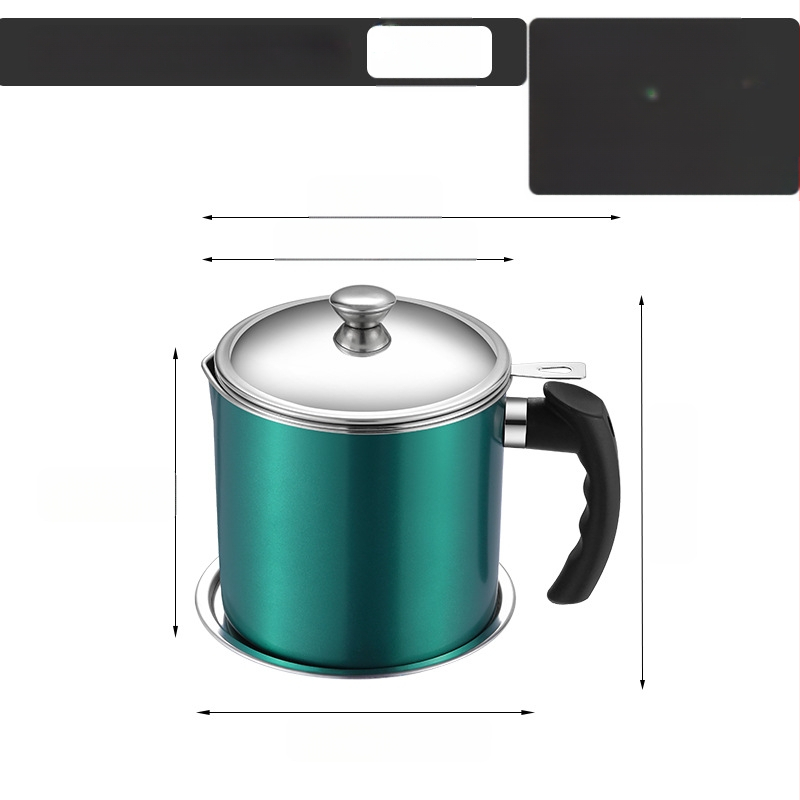 Nerūdijančio plieno aliejaus indas didelės talpos, su filtravimo tinklu ir filtravimo puodeliu