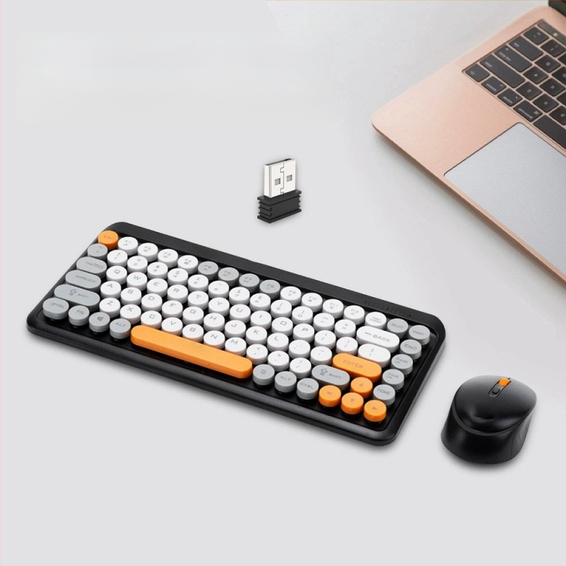 Bezvadu tastatūras un peli komplekts – Bluetooth savienojumi, ergonomisks atbalsts, pielāgošana pieejama