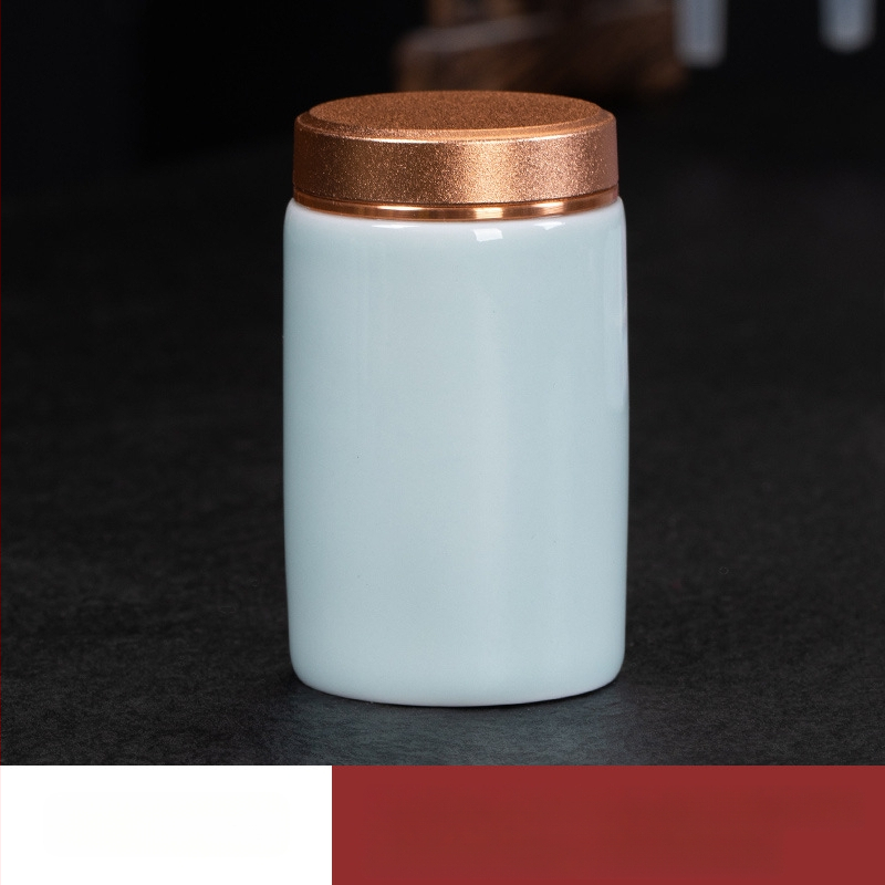 Keramička posuda za čaj s Celadon završetkom i poklopcem od legure, otporna na vlagu, mogućnost ispisa logotipa