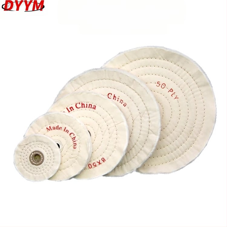 Полировачно колело за бижута, памучна тъкан, без абразиви, вътрешен диаметър 10, твърдост: памучна тъкан