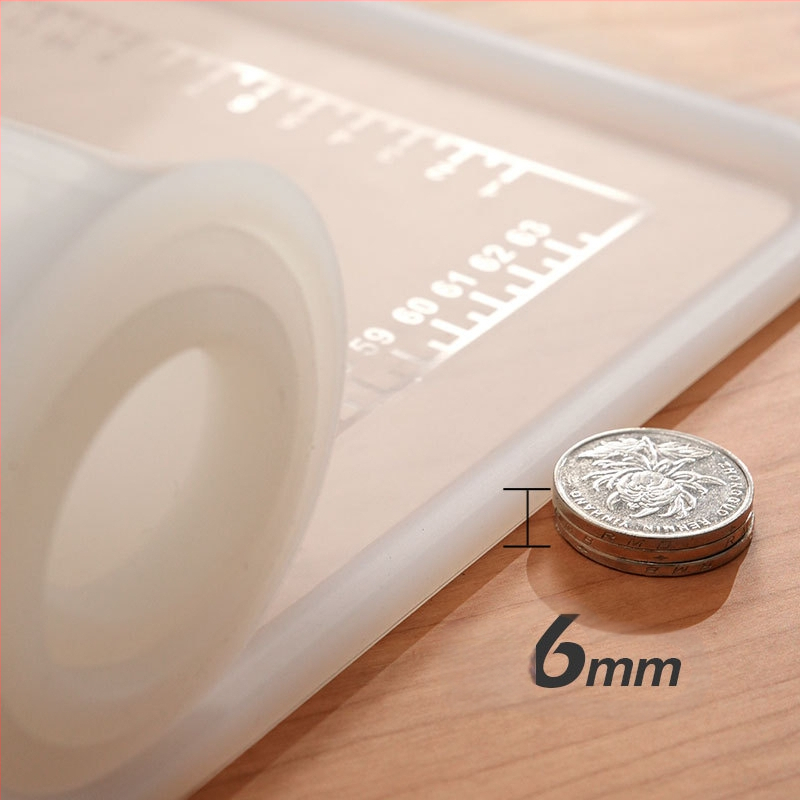 Seminex Silikona Mīklas Virsma – Pārtikas Kvalitāte, Bieza, Neklejoša, Ar Mērošanas Skalu un Logo Personalizācijas Iespēja