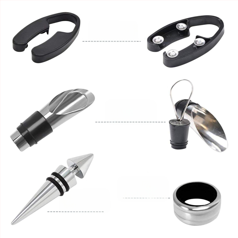 Nerūsējošā tērauda jūras zirga formas atslēgu komplekts – daudzfunkcionāls dzērienu komplekts, zīmols Five, 5 komponenti, 5 komplekti, izlaišanas vasarā 2013