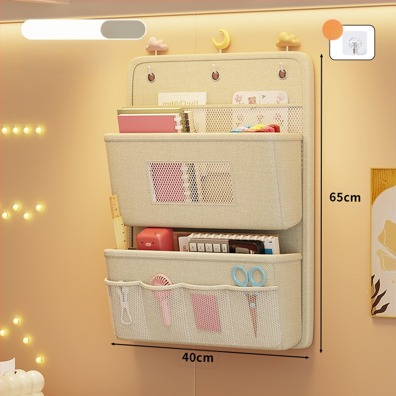 Organizator de lenjerie și șosete, montat pe perete — material Oxford, model SND4004, design tridimensional pe perete