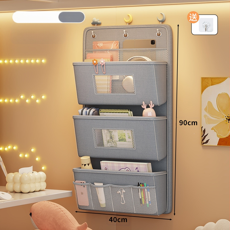 Organizator de lenjerie și șosete, montat pe perete — material Oxford, model SND4004, design tridimensional pe perete