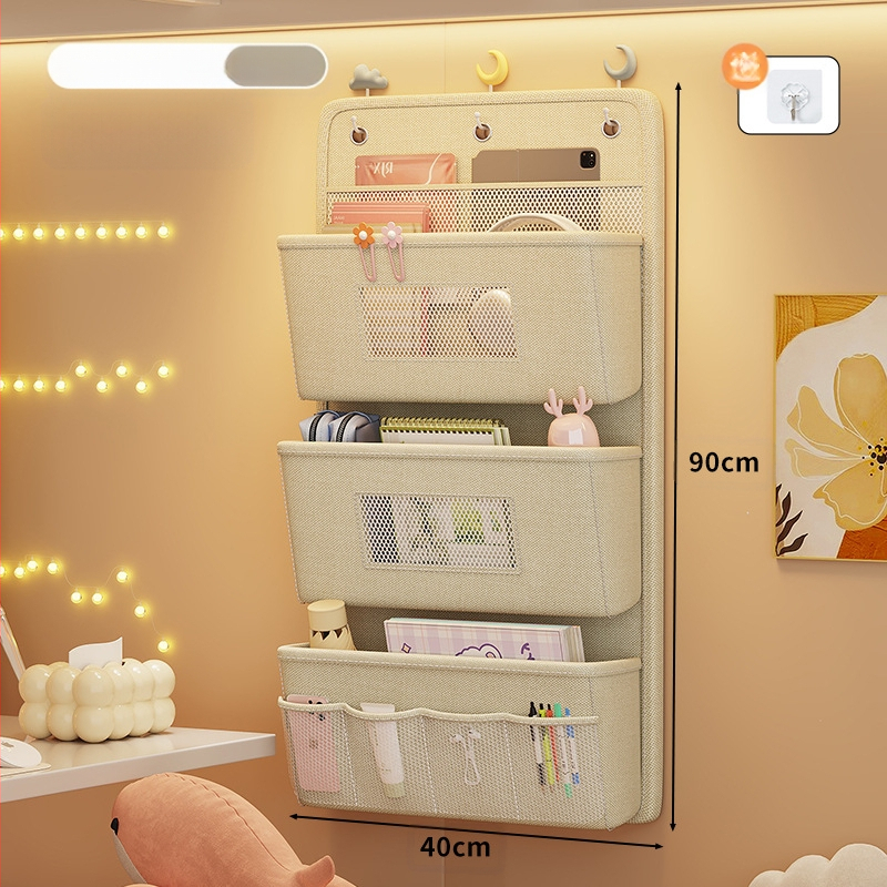 Organizator de lenjerie și șosete, montat pe perete — material Oxford, model SND4004, design tridimensional pe perete