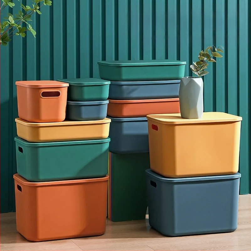 Kutija za pohranu od PP plastike, 24 L — Višenamjenska, Pokretna, Otporna na prašinu